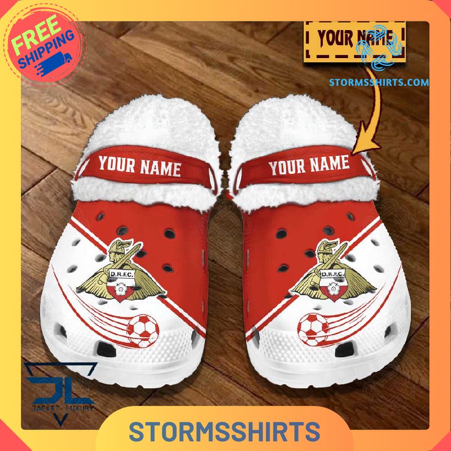 Doncaster Rovers Personalized Fuzz-lined Crocs