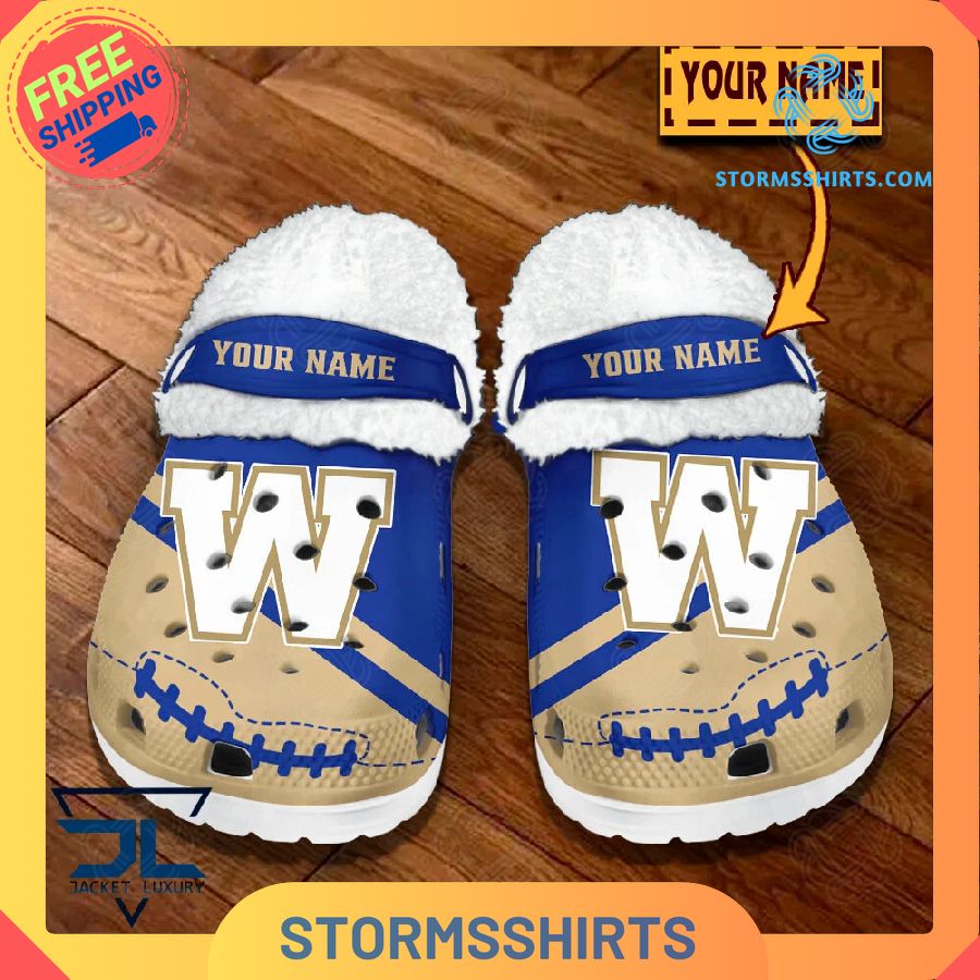 Portsmouth FC Personalized Fuzz-lined Crocs