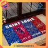 St Louis Sports Teams Rubber Doormat