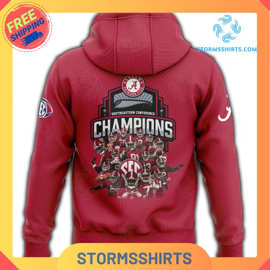 Alabama crimson tide sec champions combo hoodie vs cap