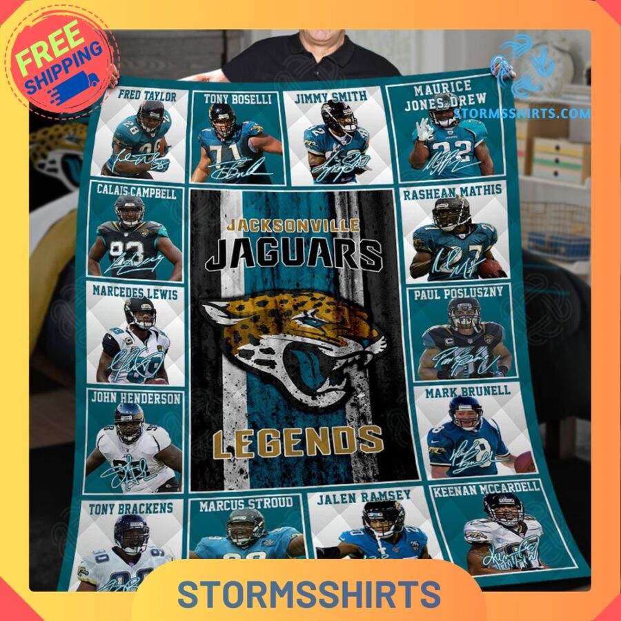 Jacksonville Jaguars NFL Fleece Blanket