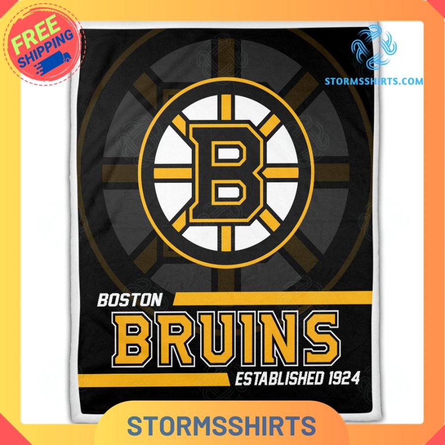 Boston Bruins NHL Fleece Blanket