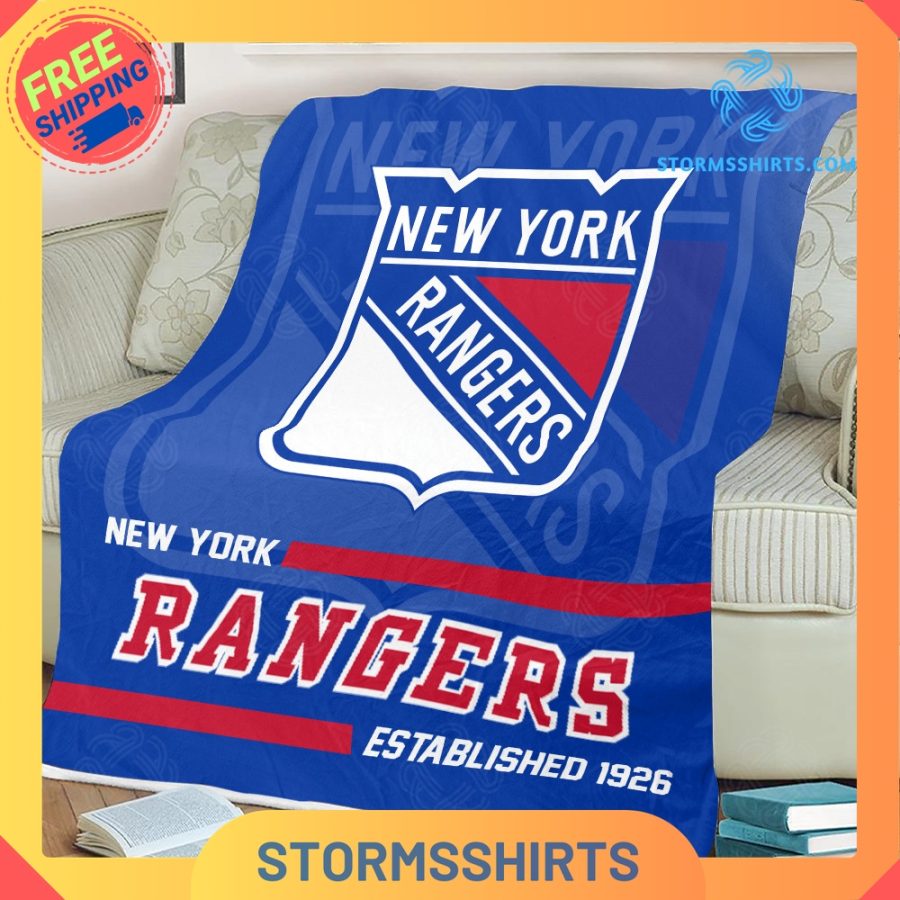 Nhl new york rangers blanket