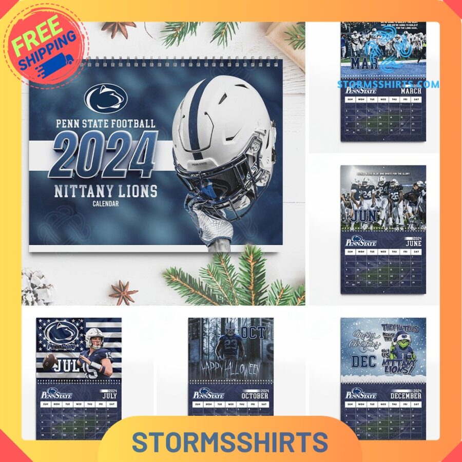 Penn State Nittany Lions 2024 Wall Hanging Calendar