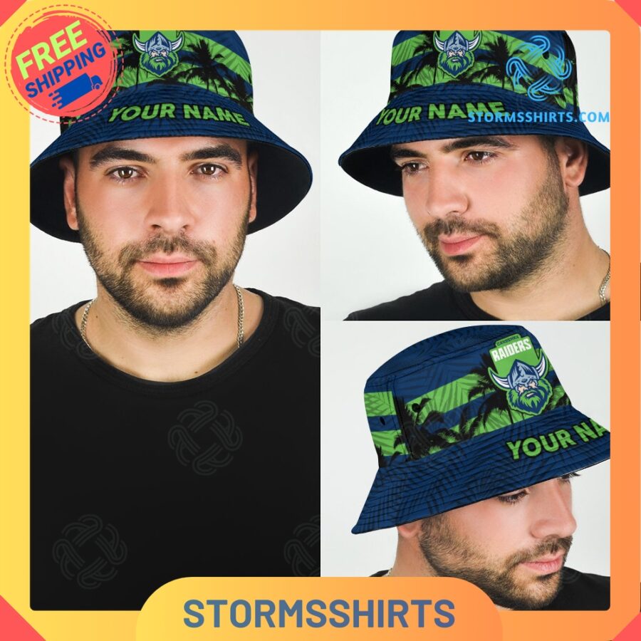 Canberra raiders personalized nrl bucket hat