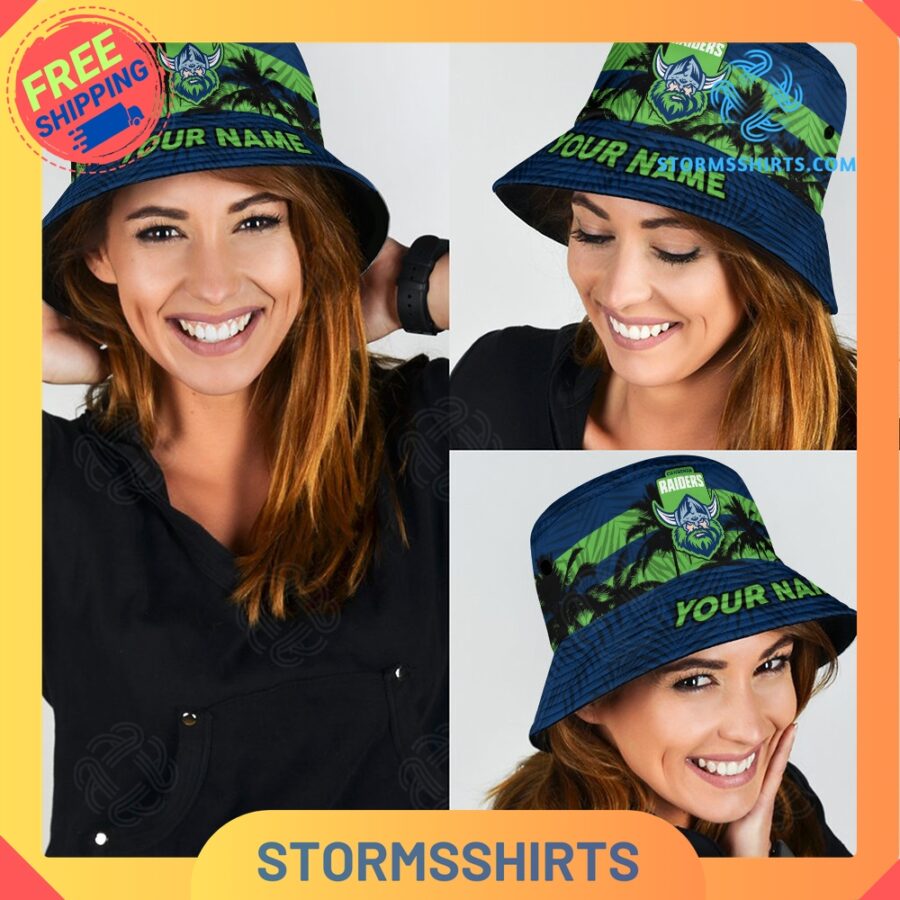 Canberra raiders personalized nrl bucket hat