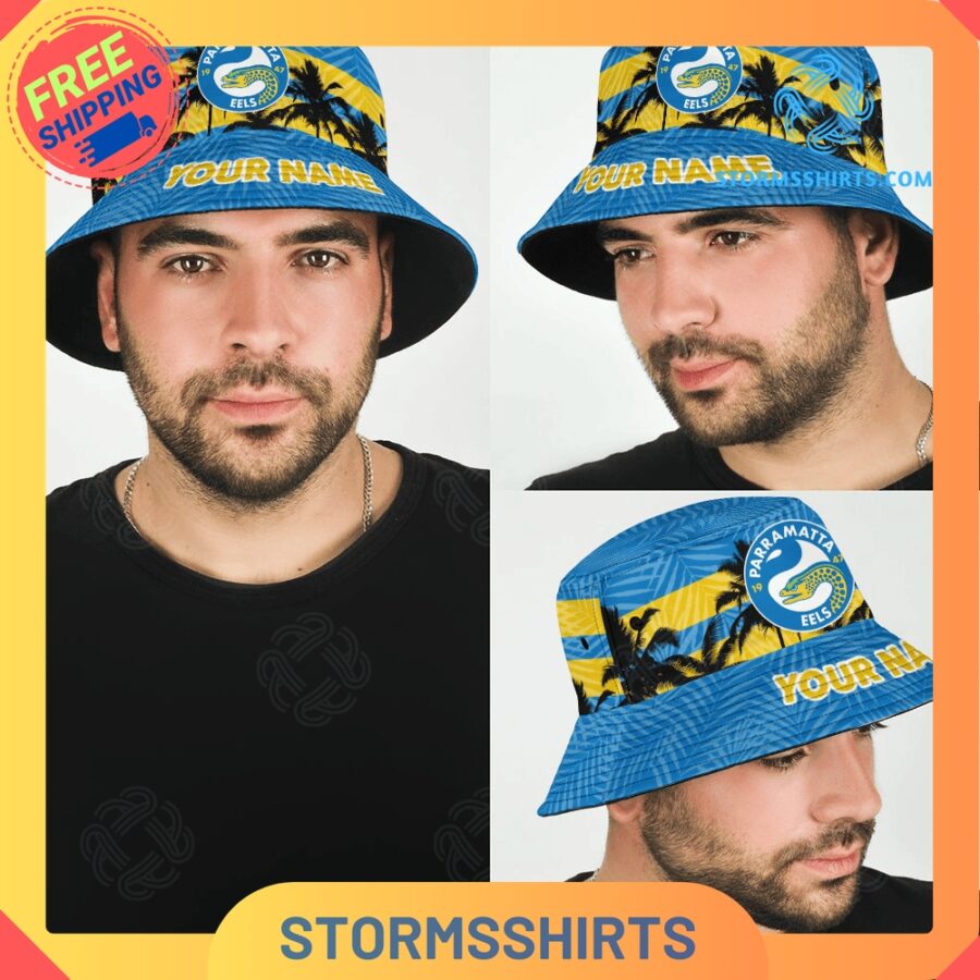 Parramatta eels personalized nrl bucket hat