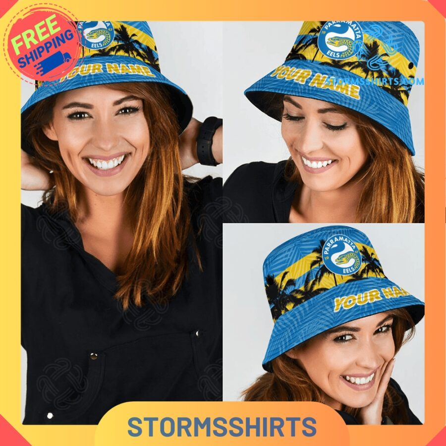 Parramatta eels personalized nrl bucket hat