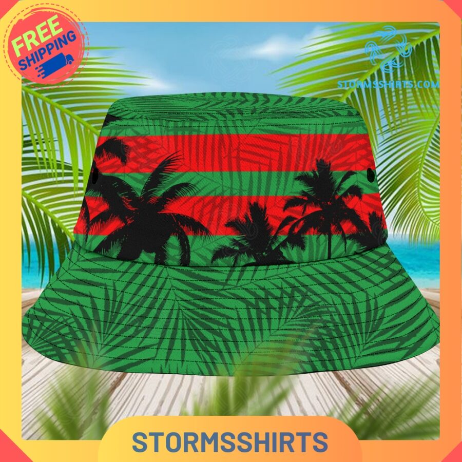 South sydney rabbitohs personalized nrl bucket hat